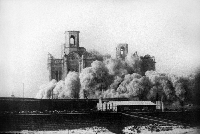Взрыв храма Христа Спасителя в Москве 5 декабря 1931 года