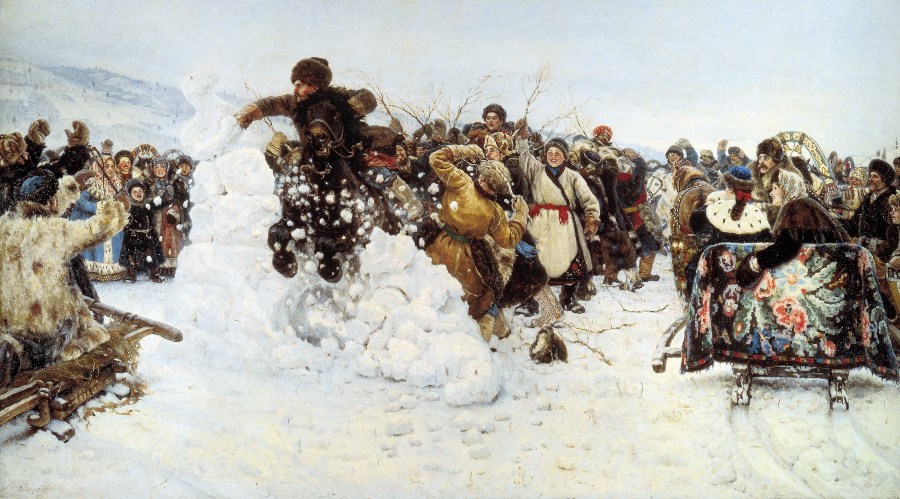 В. И. Суриков. Взятие снежного городка. 1891 г.