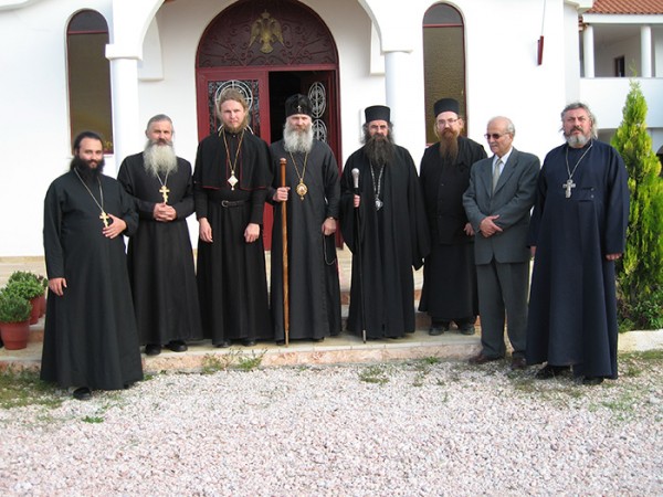 Во время первого визита делегации древлеправославных христиан под руководством Святейшего Патриарха всея Руси Александра (Калинина) в монастырь Св. Екатерины в 2006 году