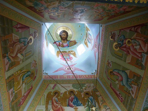 Фрески нового поморского храма в Корсаковке Саратовской области