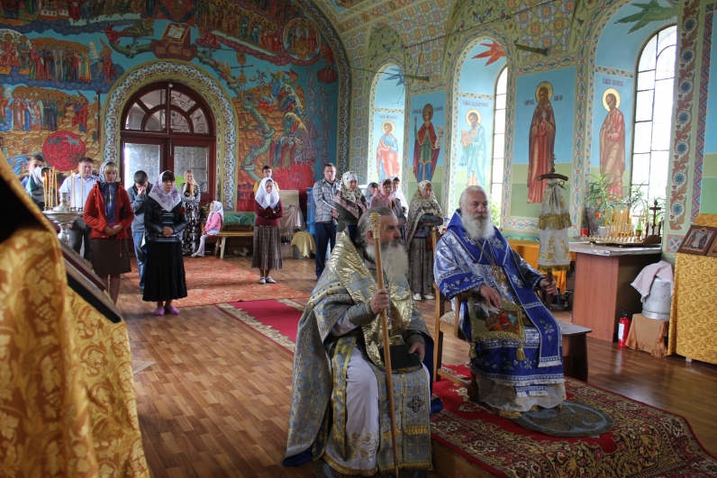 Преосвященный епископ Верхневолжский Василий и Патриарх Александр (Калинин)