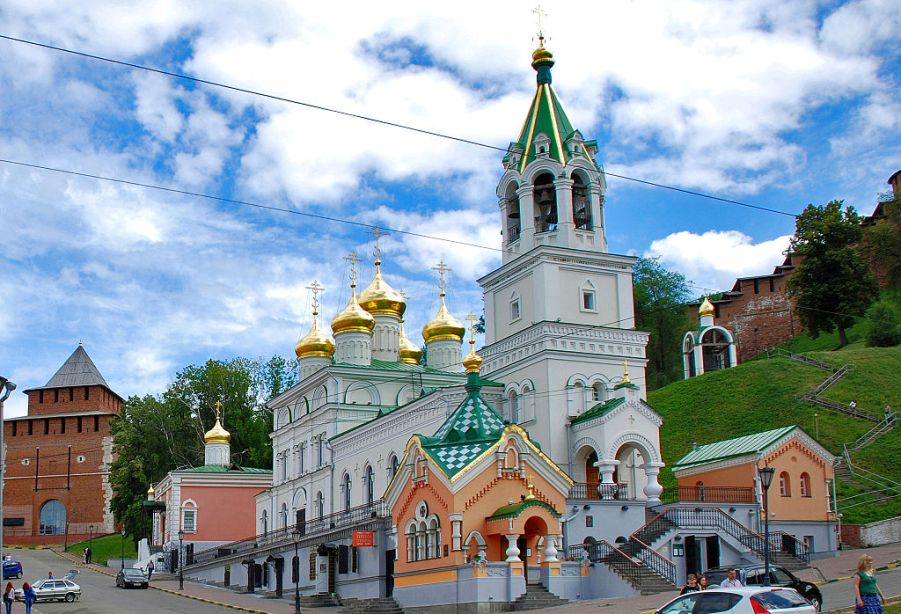 Церковь Иоанна Предотечи на Торгу, Нижний Новгород. Построена в 1683 году на месте древней деревянной