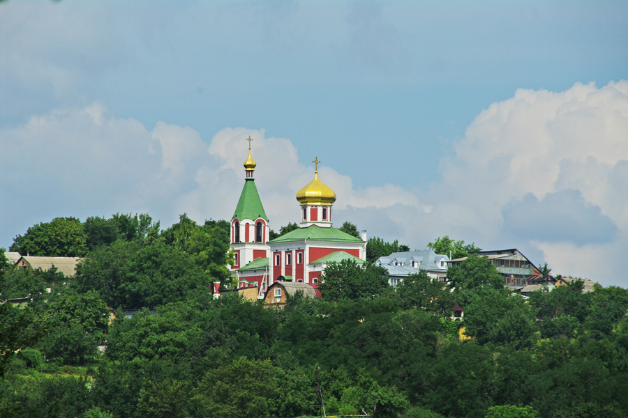 Борисоглебский храм в Вышгороде. Построен в XIX веке на месте древней церкви