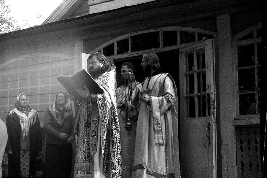 Престольный праздник в храме в честь святаго славного пророка Илии Фезвитянина. 2 августа 1984 год, г. Гомель