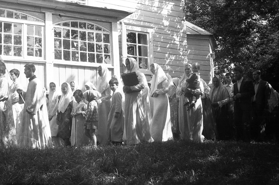 Престольный праздник в храме в честь святаго славного пророка Илии Фезвитянина. 2 августа 1984 года, г. Гомель