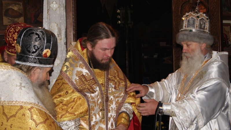 Возведение епископа Сибирского Сергия в достоинство митрополита