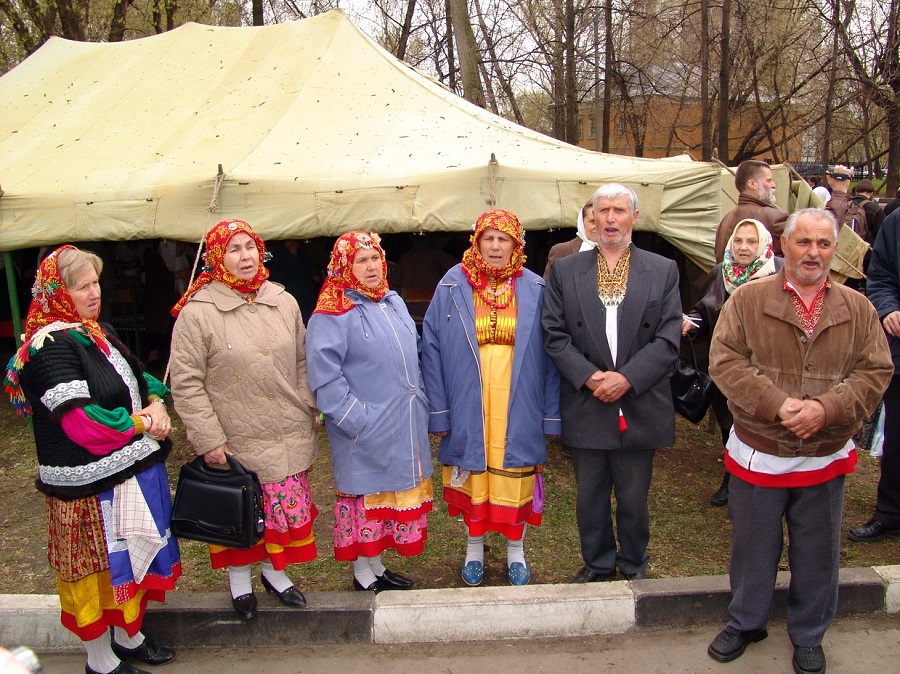  Некрасовцы на Рогожском в 2007 году. Фото Г. Чистякова