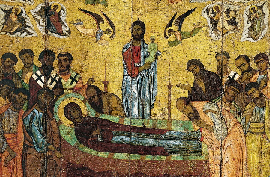 Успение Пресвятой Богородицы. Новгород, XIII век