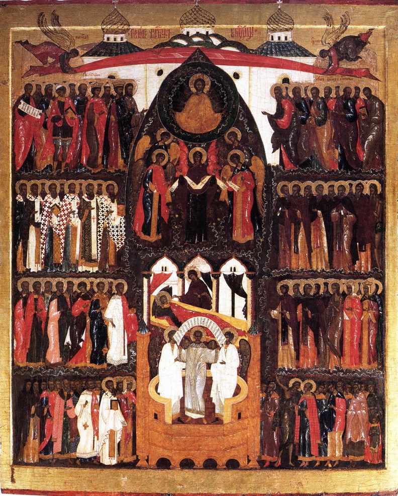 «Покров Богородицы» из Воскресенского Горицкого монастыря. XVI век