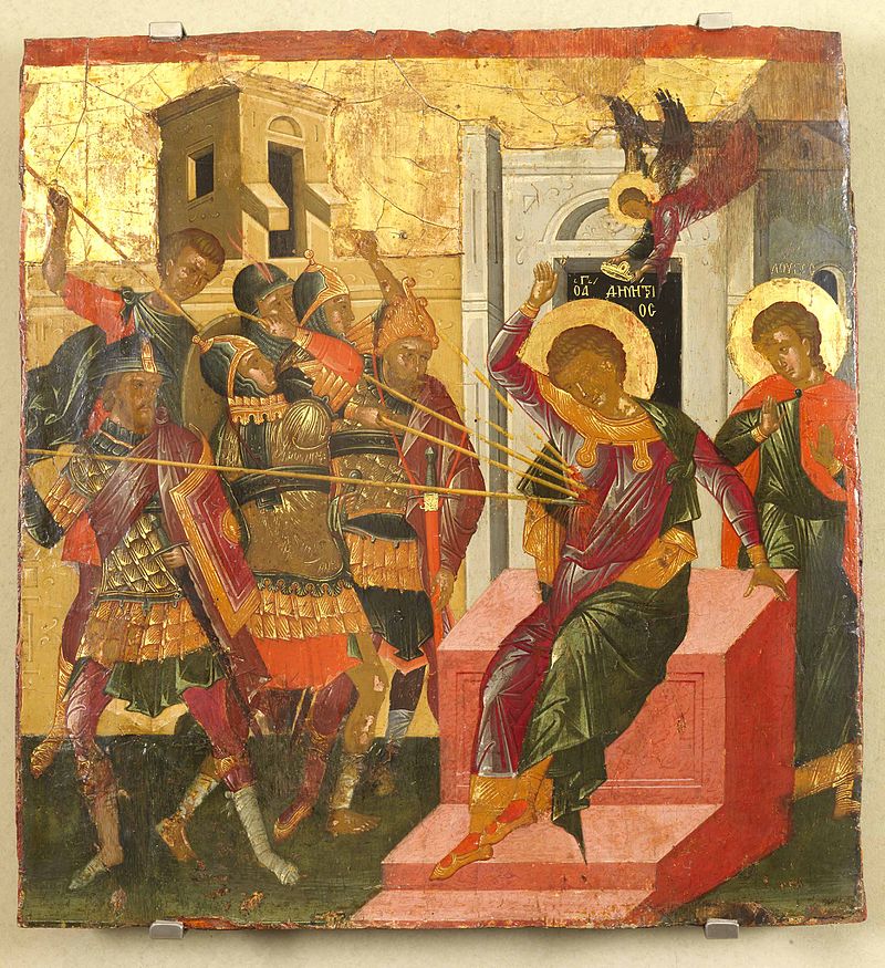 Кончина святого великомученика Димитрия. XV век, Венеция (?), собрание музея икон