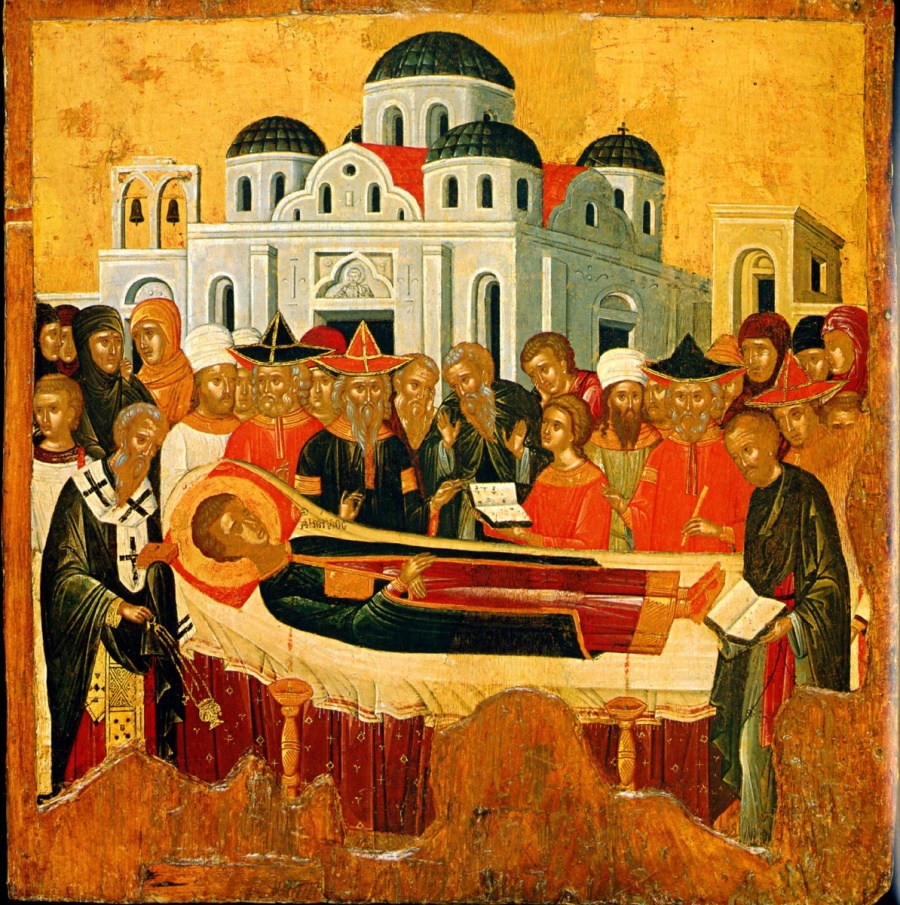 Погребение великомученика Димитрия, XV век, Венеция (?)