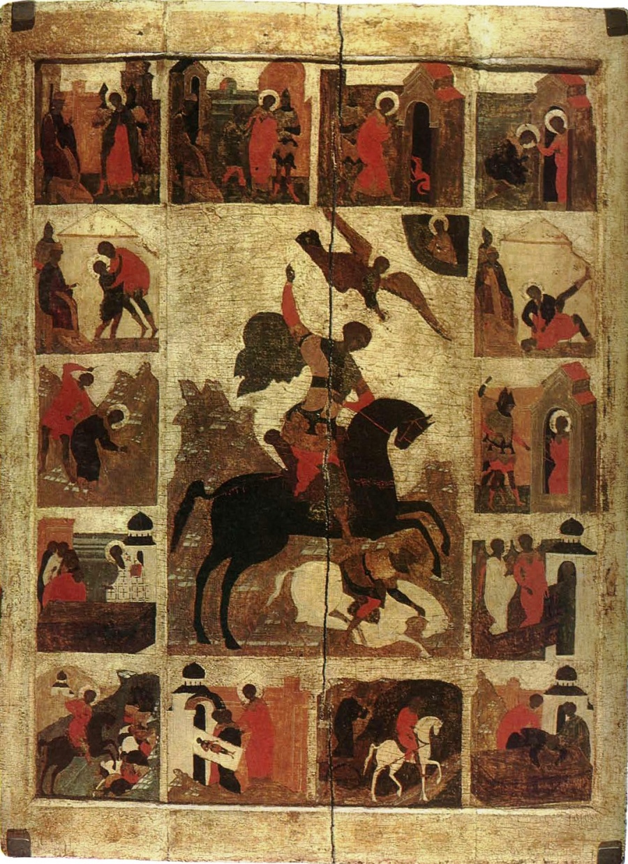 Чудо Димитрия Солунского с деяниями. Первая половина XVI века