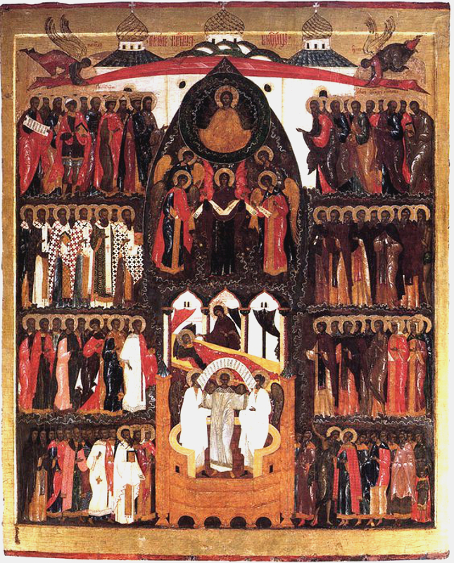 Икона Покрова Пресвятой Богородицы. Третья четверть XVI в. (Череповецкое музейное объединение)