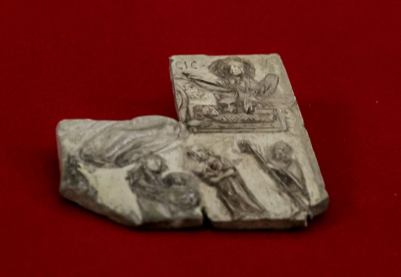 Стеатитовая икона с изображением Рождества Христова XI-XII вв.