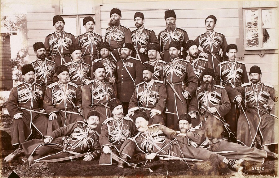 Кубанские казаки из императорского конвоя-охраны российских монархов от Александра I до Николая II