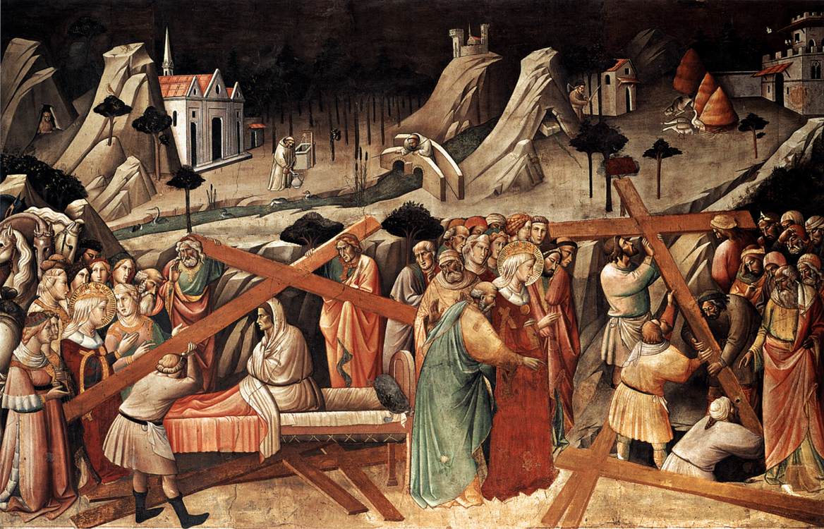 Обретение Животворящего Креста Еленой в Иерусалиме. Аньоло Гадди, 1380 год