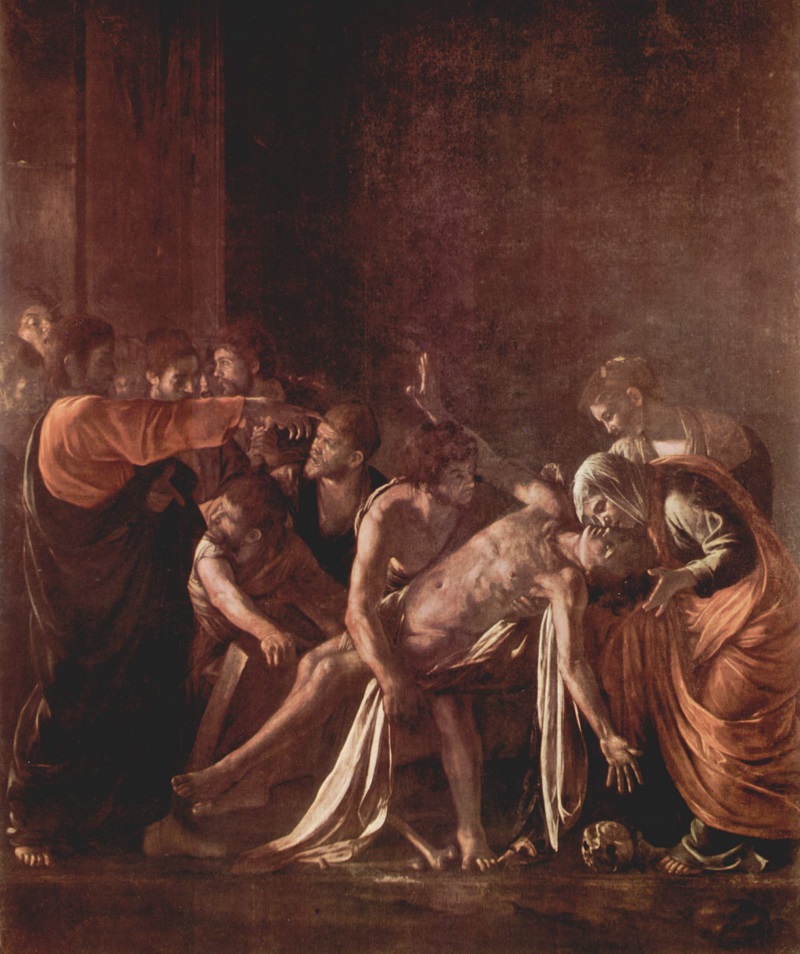 Караваджо «Воскрешение Лазаря» 1608-1609 гг.