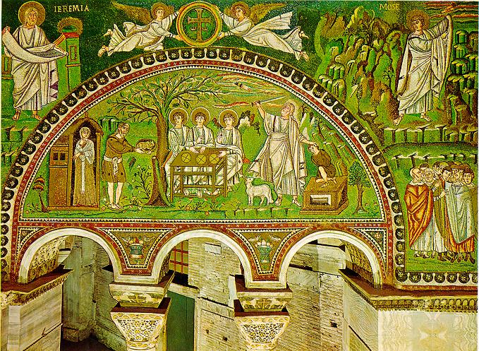 ​Мозаика в храме Сан Витале. Равенна (1-я пол. VI в.)