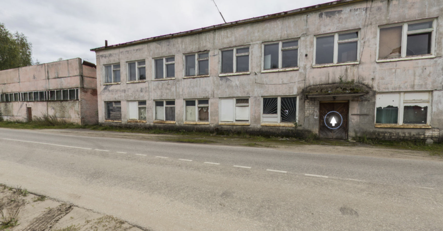 Разрушенная фабрика в Нижегородской области