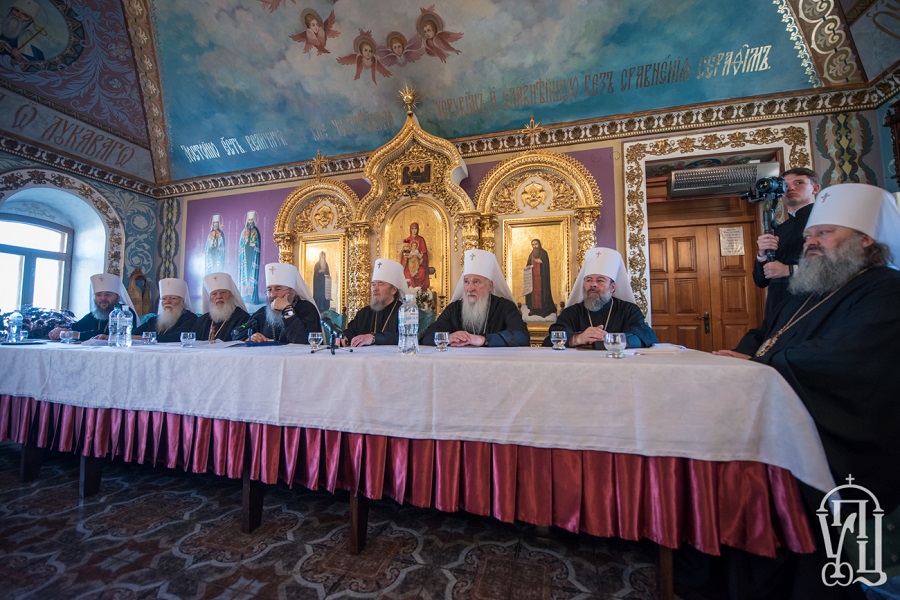 Заседание Собора епископов Украинской Православной Церкви