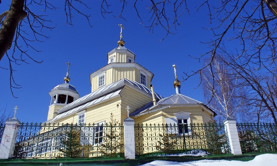 Ильинская церковь в г. Гомеле. Современный вид (со стороны Ильинского спуска)
