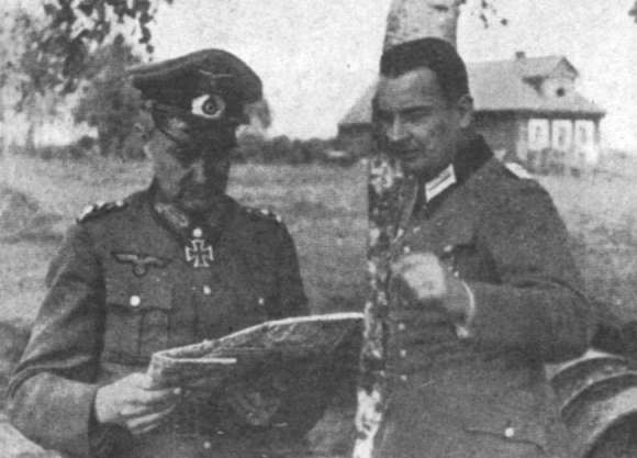 Немецкое командование на территории Ржева