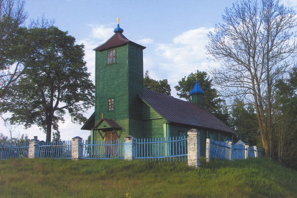 Пантелишская старообрядческая община. Храм построен в 1885 году. Даугавпилсский район, Латвия
