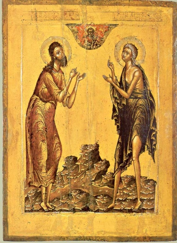 Преподобная Мария Египетская и Алексей, человек Божий. Царские изографы