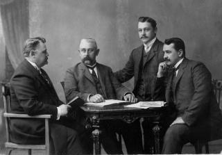 Братья Полежаевы: Георгий, Иван, Пафнутий и Николай. 1908 г.