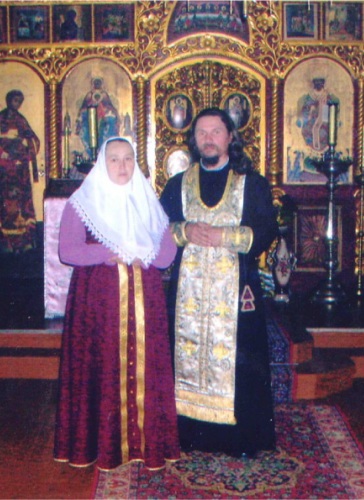 Протоиерей Михаил Татауров и матушка Христина