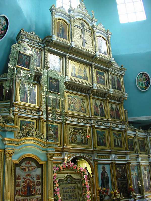 Иконостас старообрядческого храма в г. Вилково Одесской области