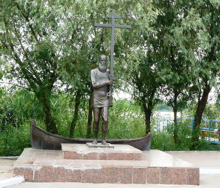 Памятник старообрядцу в г. Вилково Одесской обл. В городе с населением 8500 человек действует 2 старообрядческих церкви
