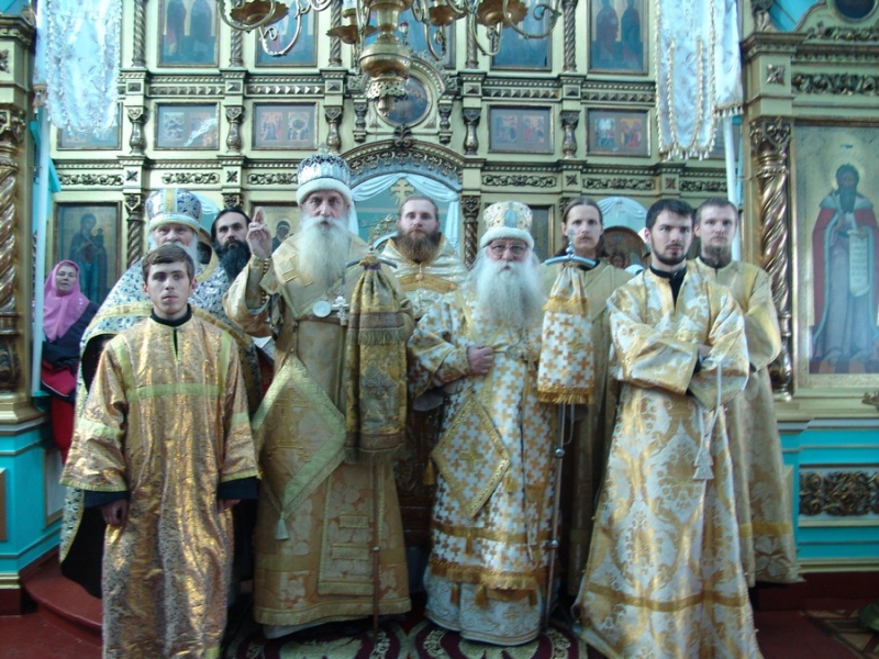 Митрополит Корнилий и архиепископ Савватий, с.Мирное, Одесская область
