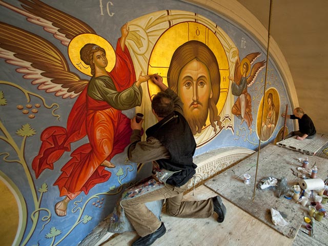 В Великом Новгороде открылась первая школа реставрации древнерусских фресок