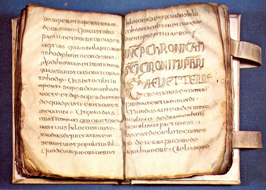 Манускрипт Меровингов, VII век н. э.