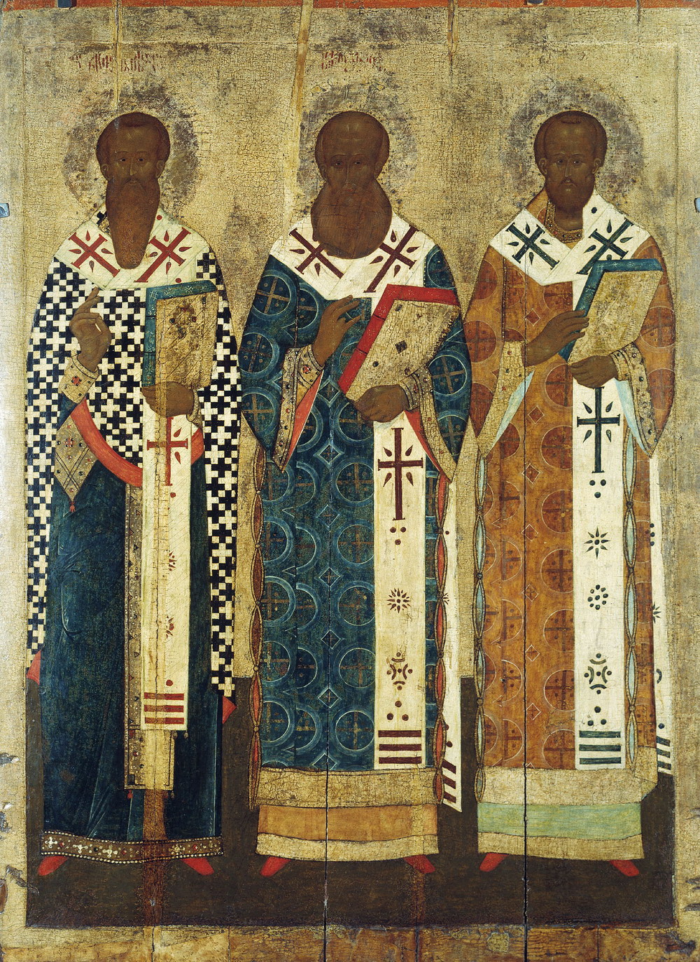 Святители Василий Великий, Григорий Богослов, Иоанн Златоуст