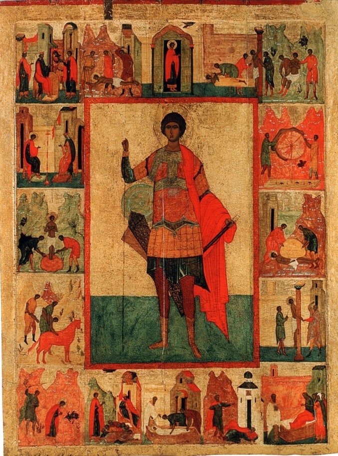 Святой Великомученик Георгий, с житием. I треть XVI в. Москва