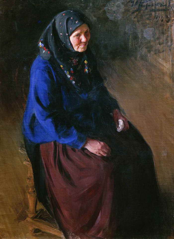 А. С. Куликова. (Художник И. С. Куликов «Портрет моей матери», 1903 г).