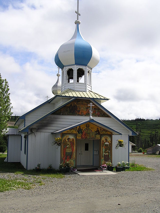 Русская старообрядческая церковь в Николаевске (Аляска)