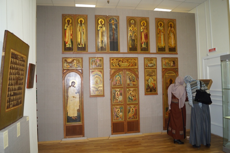 В Доме причта размещена постоянная экспозиция «Русская икона» XVI-XX вв.