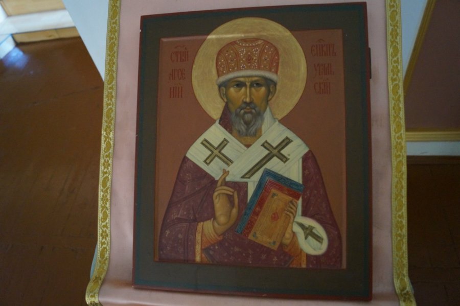 Икона святителя Арсения Уральского из Покровского храма РПСЦ г. Уральска