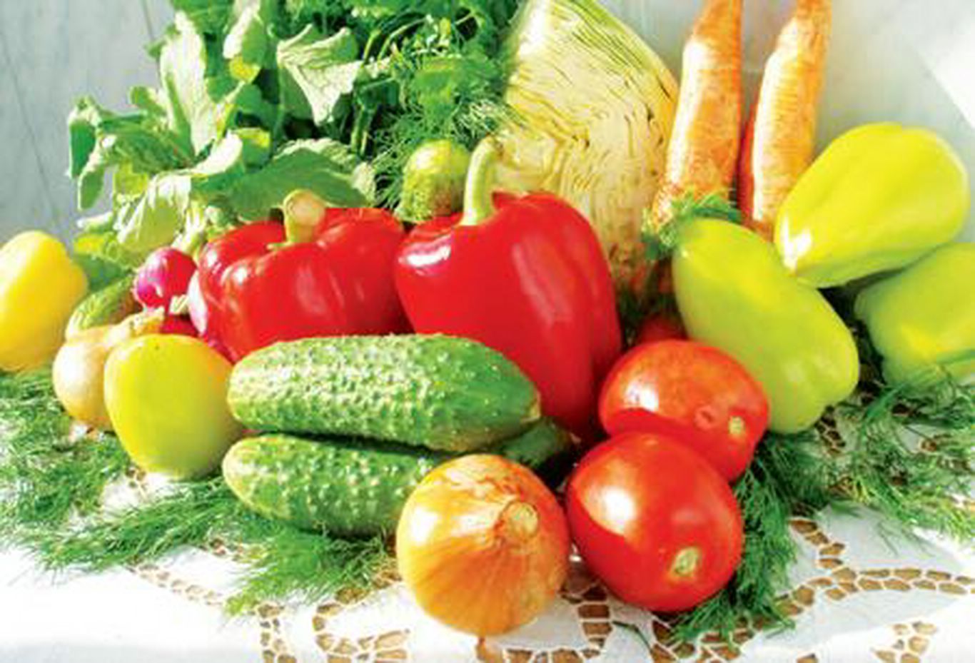 Любые овощи являются ценными источниками витаминов и минеральных веществ