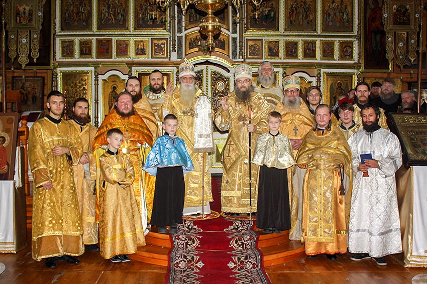После чина возведения епископа Григория на Томскую кафедру. Фото с сайта rpsc.ru