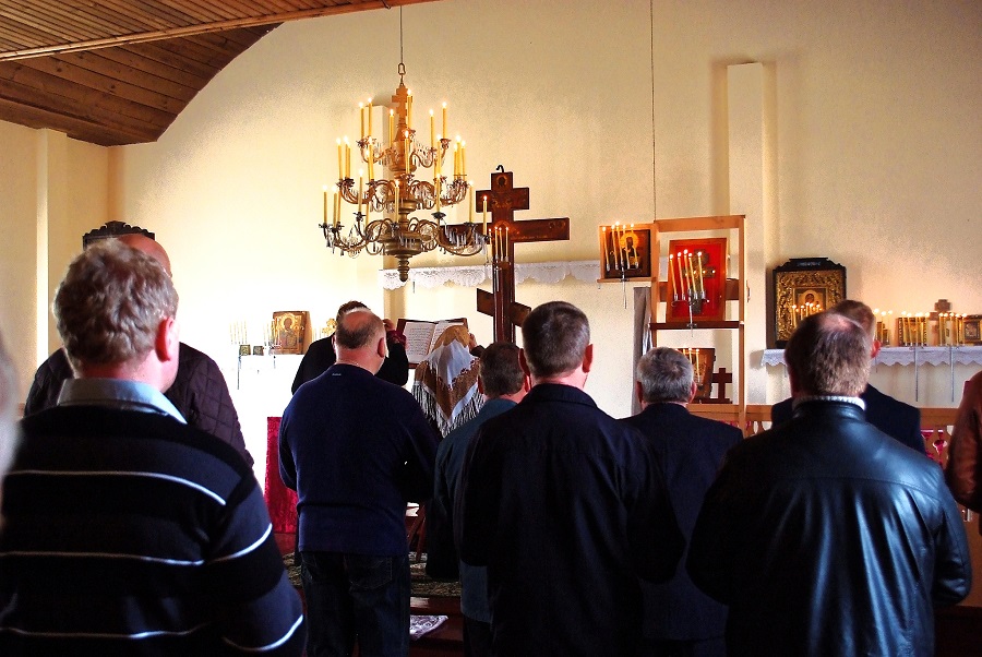 Пасхальное Богослужение в Райстинишкской староверческой общине в 2015 г.