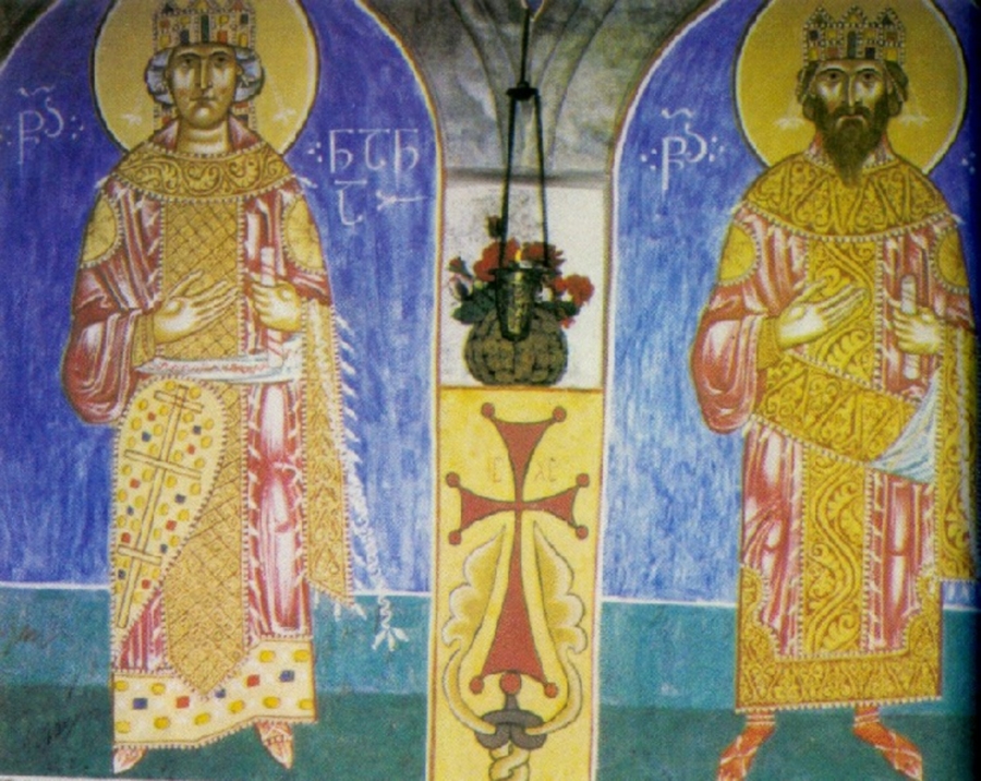 Святые благоверные Царь Мириан и Царица Нана. Монастырь Самтавро, Мцхета
