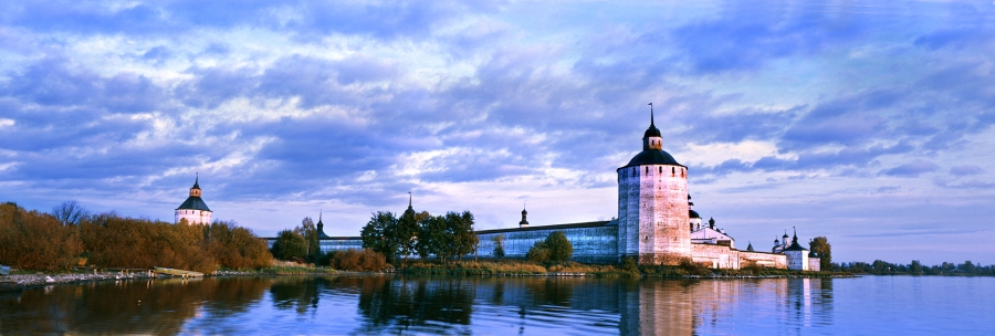 Кирилло-Белозерский монастырь с Сиверского озера