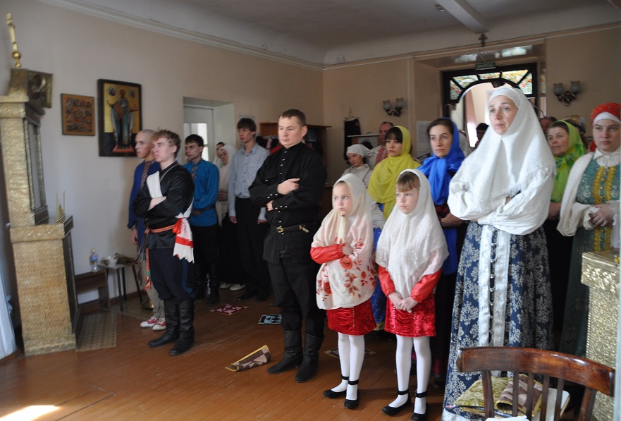 В старообрядческом храме в Екатеринбурге в день венчания Степана Нестерова