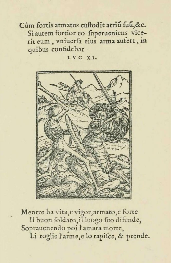«Солдат, сражающийся со смертью», 1545 г.
