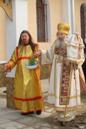 Патриарх Русской Древлеправославной Церкви Александр на освящении храма Покрова Пресвятой Богородицы