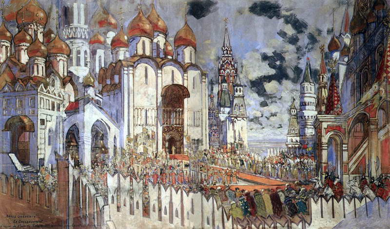 К.А. Коровин. «Борис Годунов. Коронование», 1934 год